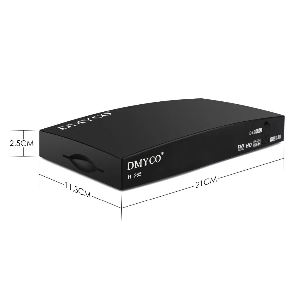 DMYCO DVB S2 ДЕШИФРАТОР спутникового телевидения lnb Full HD 1080P ТВ тюнер H.265 рецептор с usb