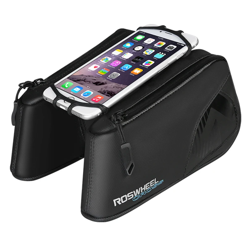 Flash Deal SEWS-ROSWHEEL 121453 CROSS series cycling bike bicycle top tube bag for 4.0-6.7 inch phone accessories waterproof 1680D nylon 0 Flash Deal SEWS-ROSWHEEL 121453 CROSS series cycling bike bicycle top tube bag for 4.0-6.7 inch phone accessories waterproof 1680D nylon 0