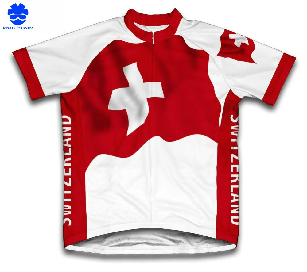 2017 Switzerland Flag Cycling Jerseys Ropa Ciclismo/cycling Clothing