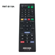 Б/у оригинального пульта ДУ Управление RMT-B119A подходит для sony, Blu-Ray DVD BD Дистанционное Управление BDP-BX59 BDP-S390 BDP-S590