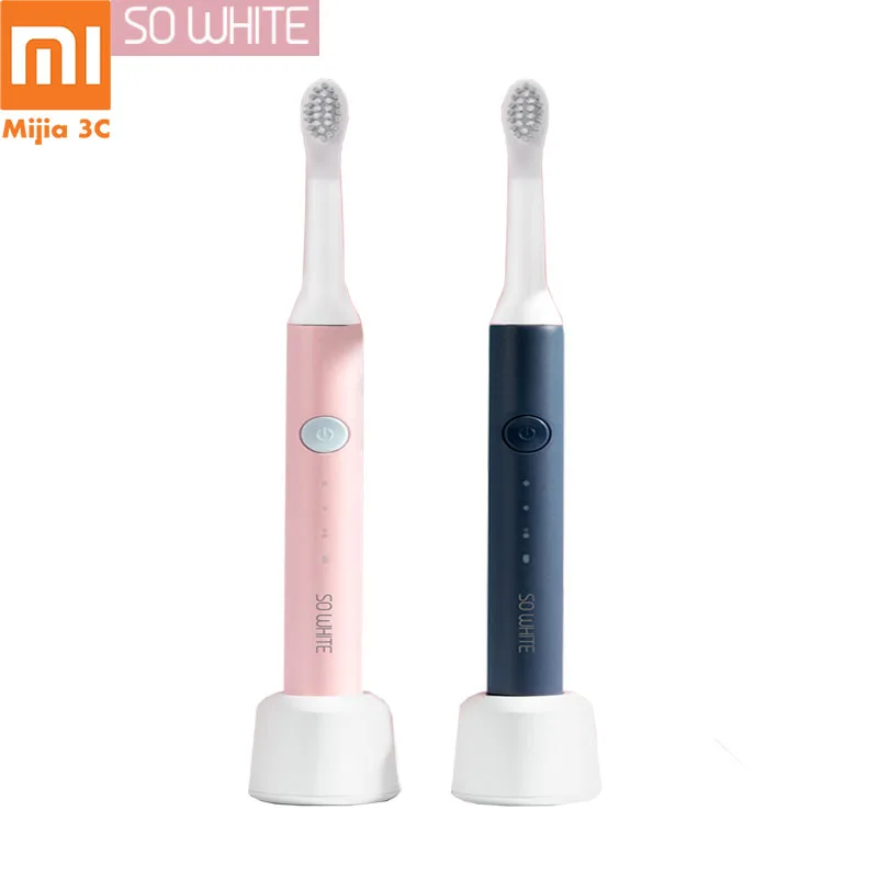 Новейшая Xiaomi Mijia SO WHITE Sonic электрическая зубная щетка IPX7 Водонепроницаемая