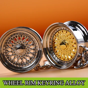 

Wheel Rim Tuning Mini Keychain Key Chain Keyring Key Ring Pendent JDM Hellaflush Zinc Alloy Made Car Truck
