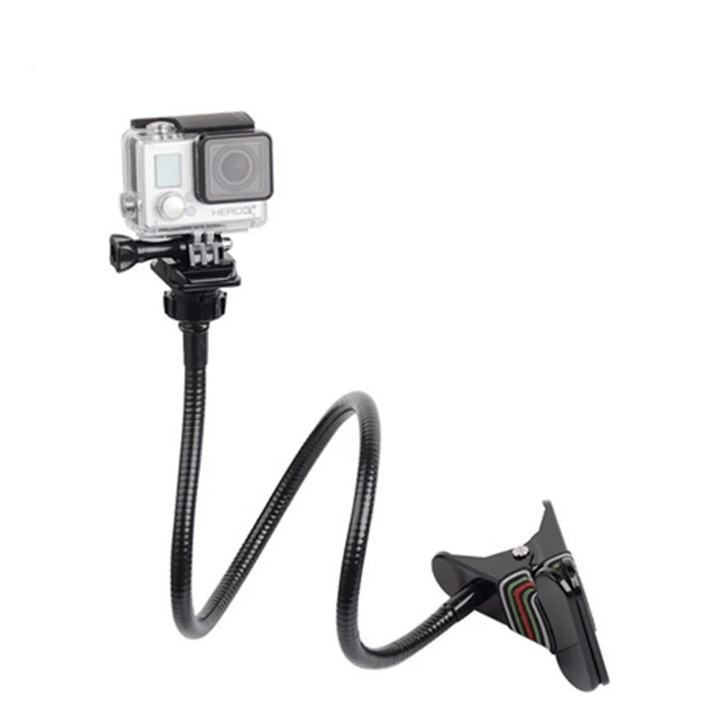 Sj4000 Челюсти Flex-Зажим Рука Go Pro Гусенек Регулируемый Зажим Руку шея Штатив Для GoPro