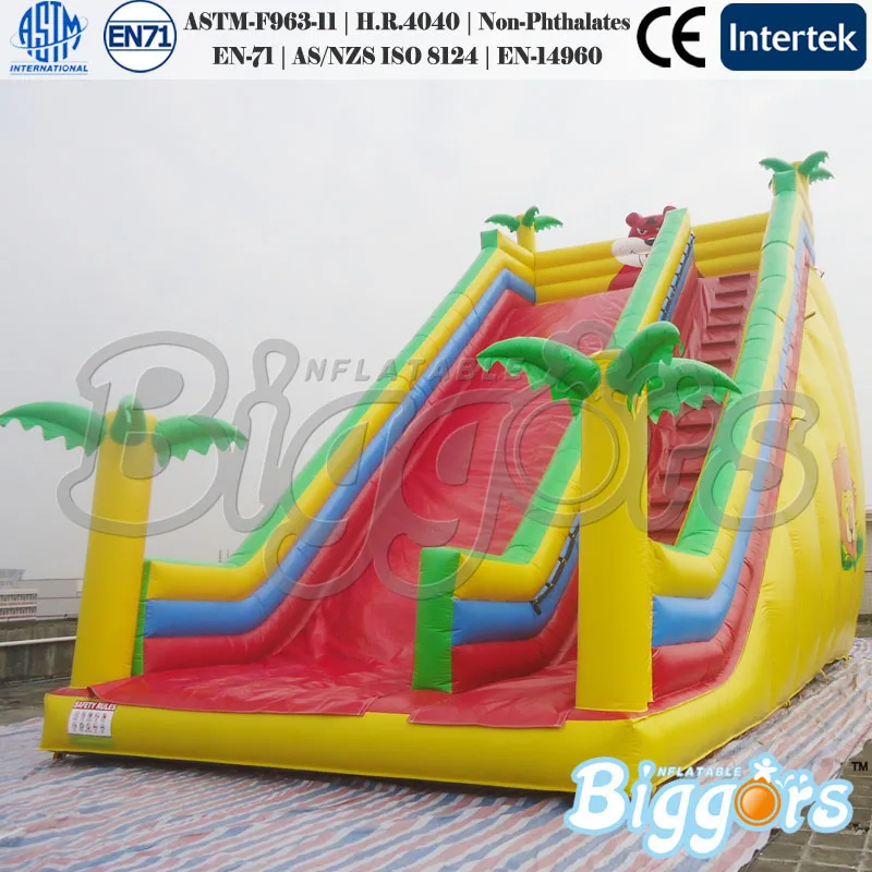YARD Inflatable Water Slide Pool Jumping Bouncer Castle With Air Blower Carry Bag YARD Inflatable Water Slide Pool Jumping Bouncer Castle With Air Blower Carry Bag