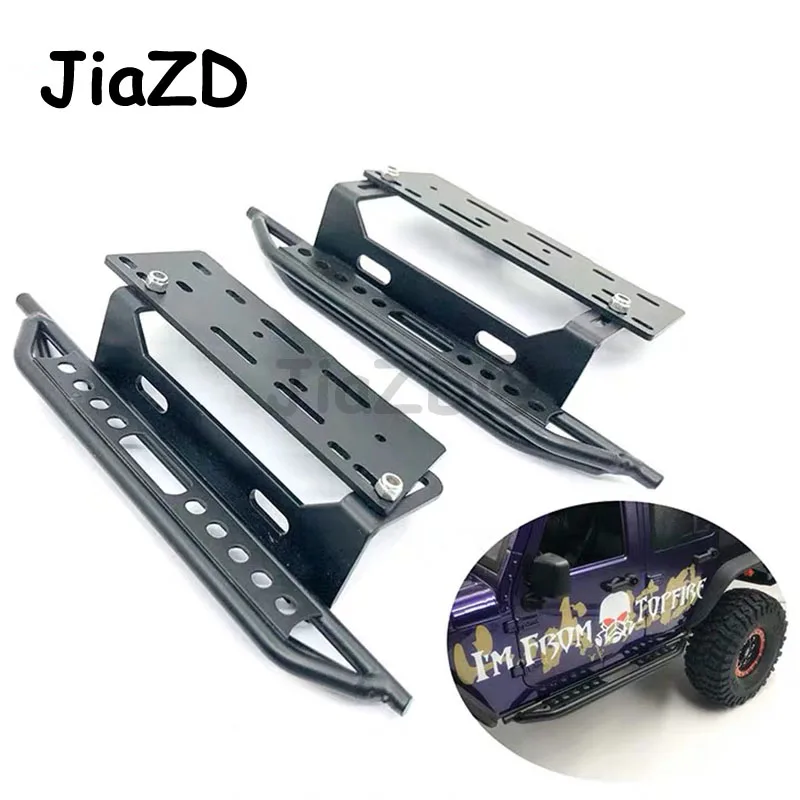 1 пара металлических боковых педалей для 1/10 Jeep Cherokee Wrangler Axial Scx10 90046 90047 боковая