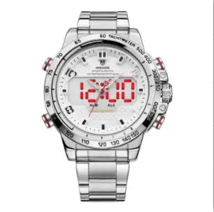 

WEIDE 2018 Quartz Watches Men Fashion Casual Luxury Brand Wrist LED Watches Clock Male Military Army Sport Steel Hours Drop Ship
