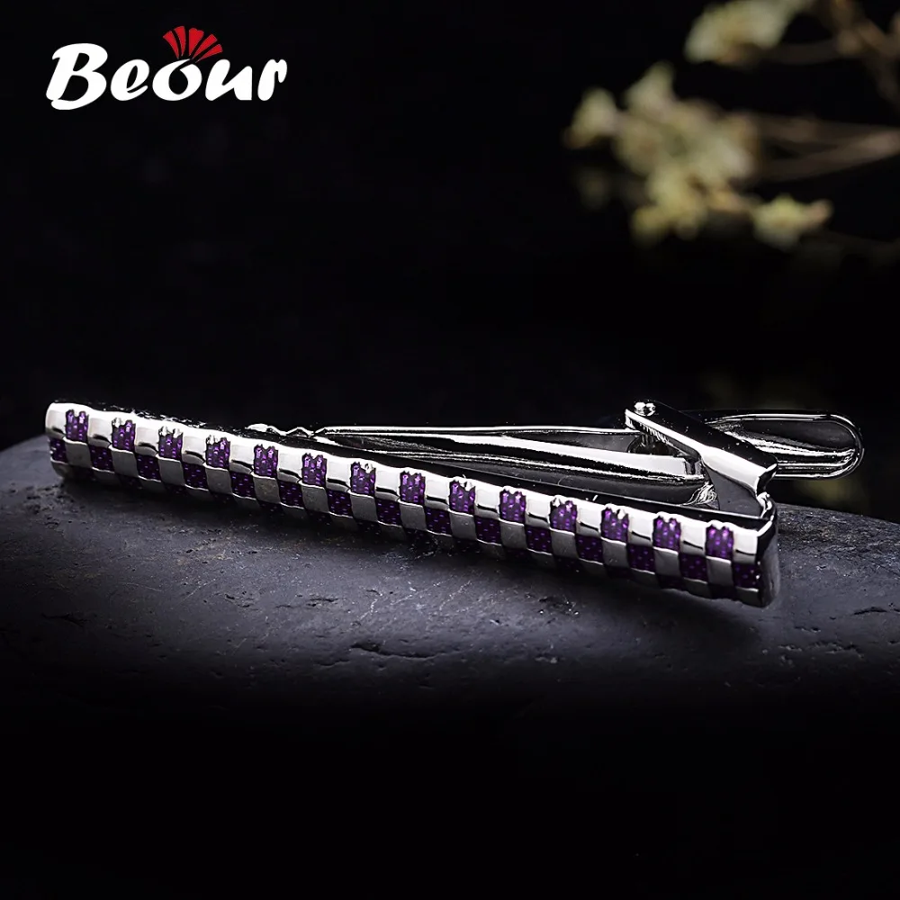 

Purple Crystal Tie Clip AG1762,Fashion tie clip for man ,Free shipping!