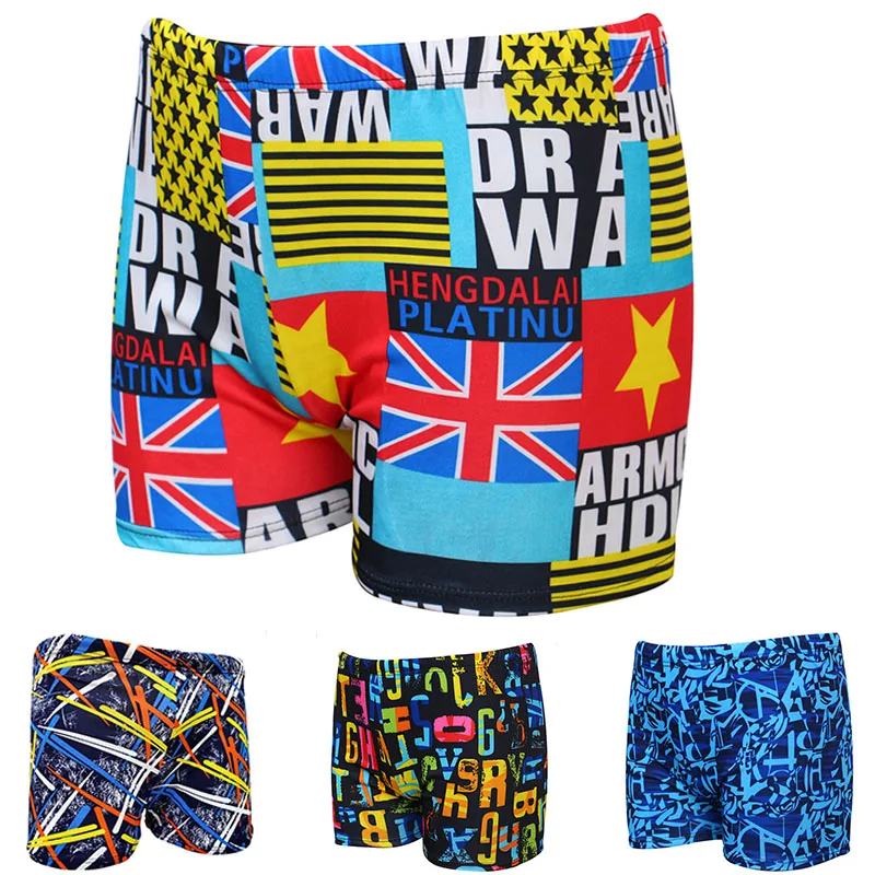 

MSSNNG 2019 Swim Trunks Men Multi Print Swimwear Elastic Swimming Trunks Beach Swim Short Briefs Surfing Swimsuit Boxer Shorts