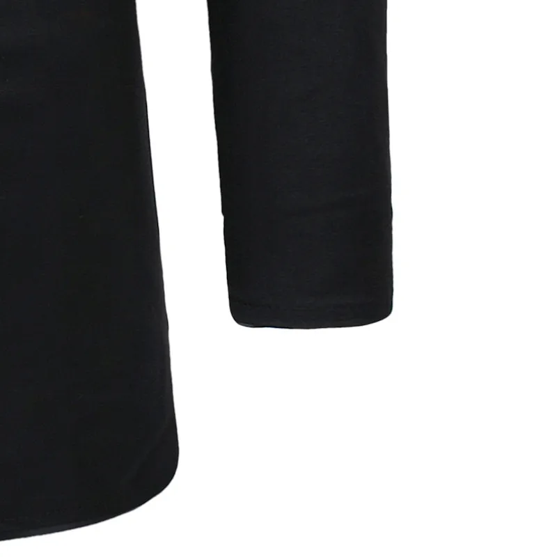 Longline Black T Shirt Men 2018 Hipster African style Dashiki Mens T-shirts Casual Slim Long Sleeve Streetwear Hip Hop Tshirts (2)