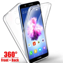 360 corps entier étui pour huawei Y5 Y7 Y6 Premier 2018 Y9 2019 Honneur 7A 7C 8X10 Lite Nova 3 3i P Smart Plus Mate 20 coques de téléphone(China)