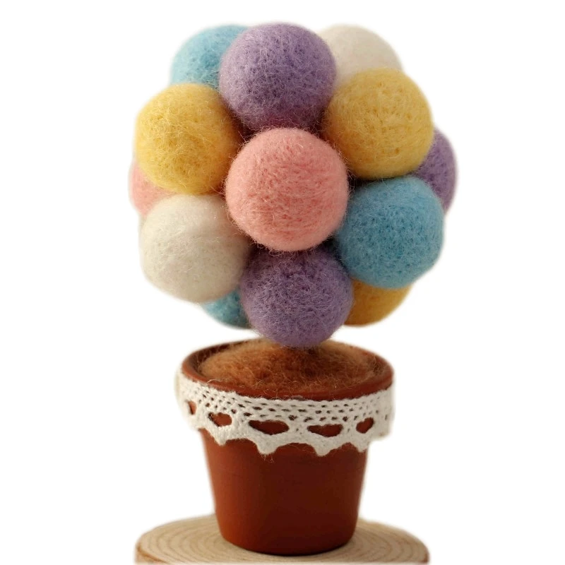Baby Most Popular Photography DIY Wool Props Needlepoint Kit Felt Infant Picturing Decoration Lovely Wishing Tree