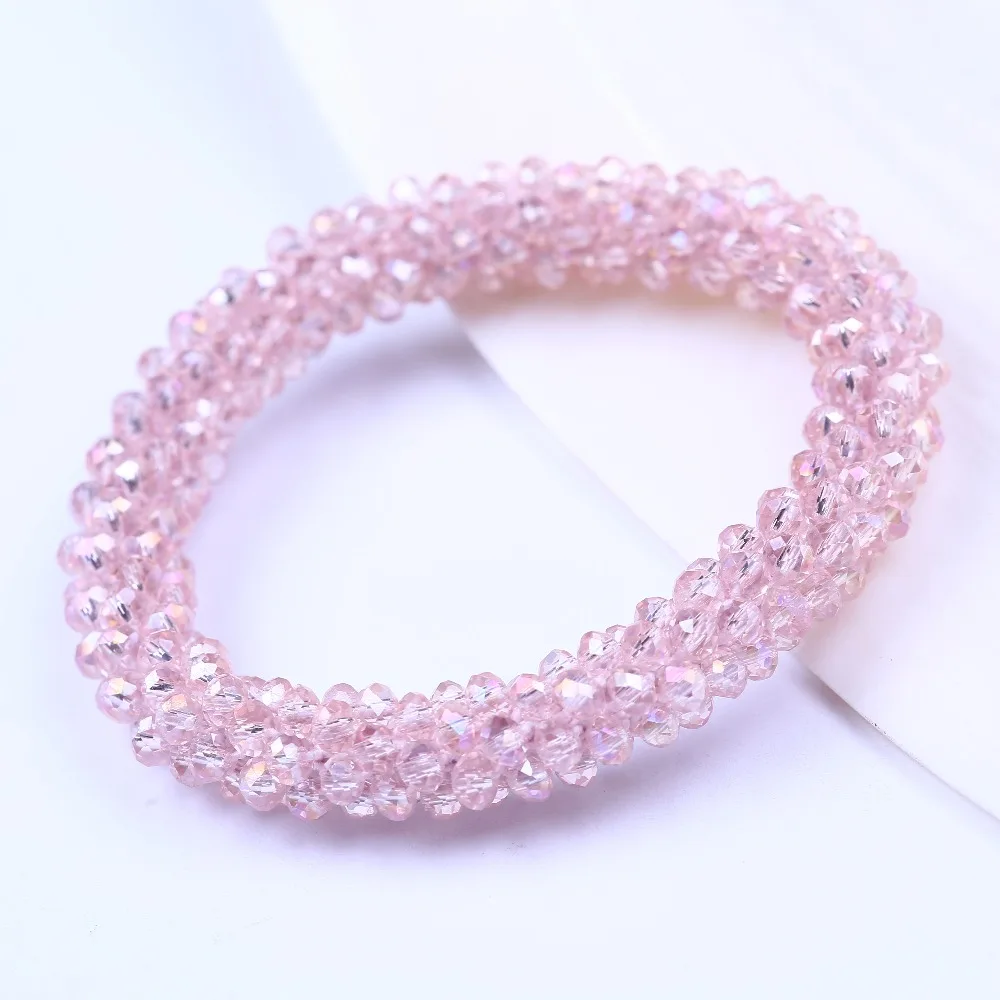 

Cute crystal beads bracelet charm bracelets for women elastic Accessary and Holiday gifts