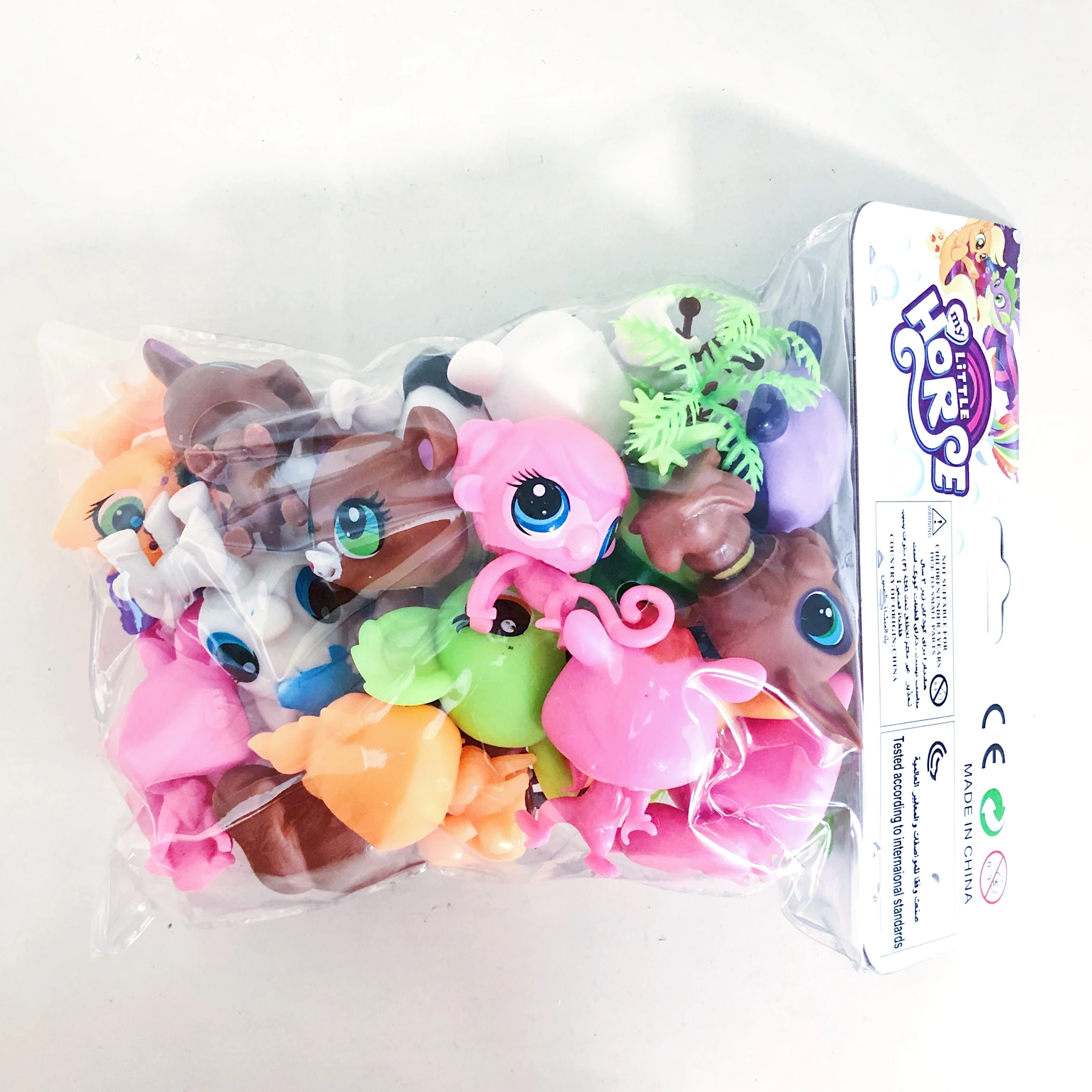 Lanyitoys 20 шт./пакет милые мини lps в фигурки Модель различные формы для домашних