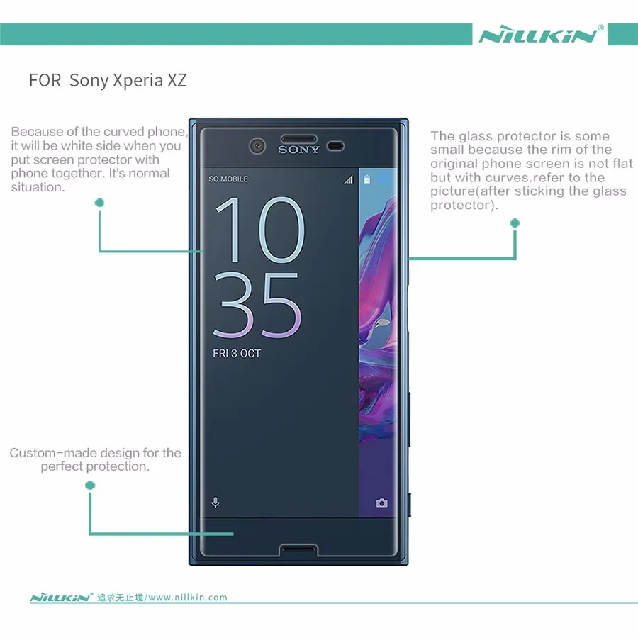 Для Xperia XZ NILLKIN Супер прозрачная защитная пленка против отпечатков пальцев или матовая защитная пленка для экрана для sony Xperia XZS 5,2 дюймов