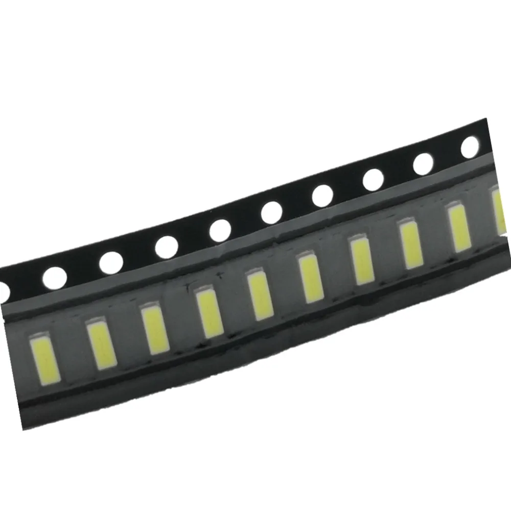 100 шт. 4014 Замена 4020 SMD СВЕТОДИОДНЫЙ ные бусины холодный белый 0 5 Вт 3 в ма для ТВ/ЖК