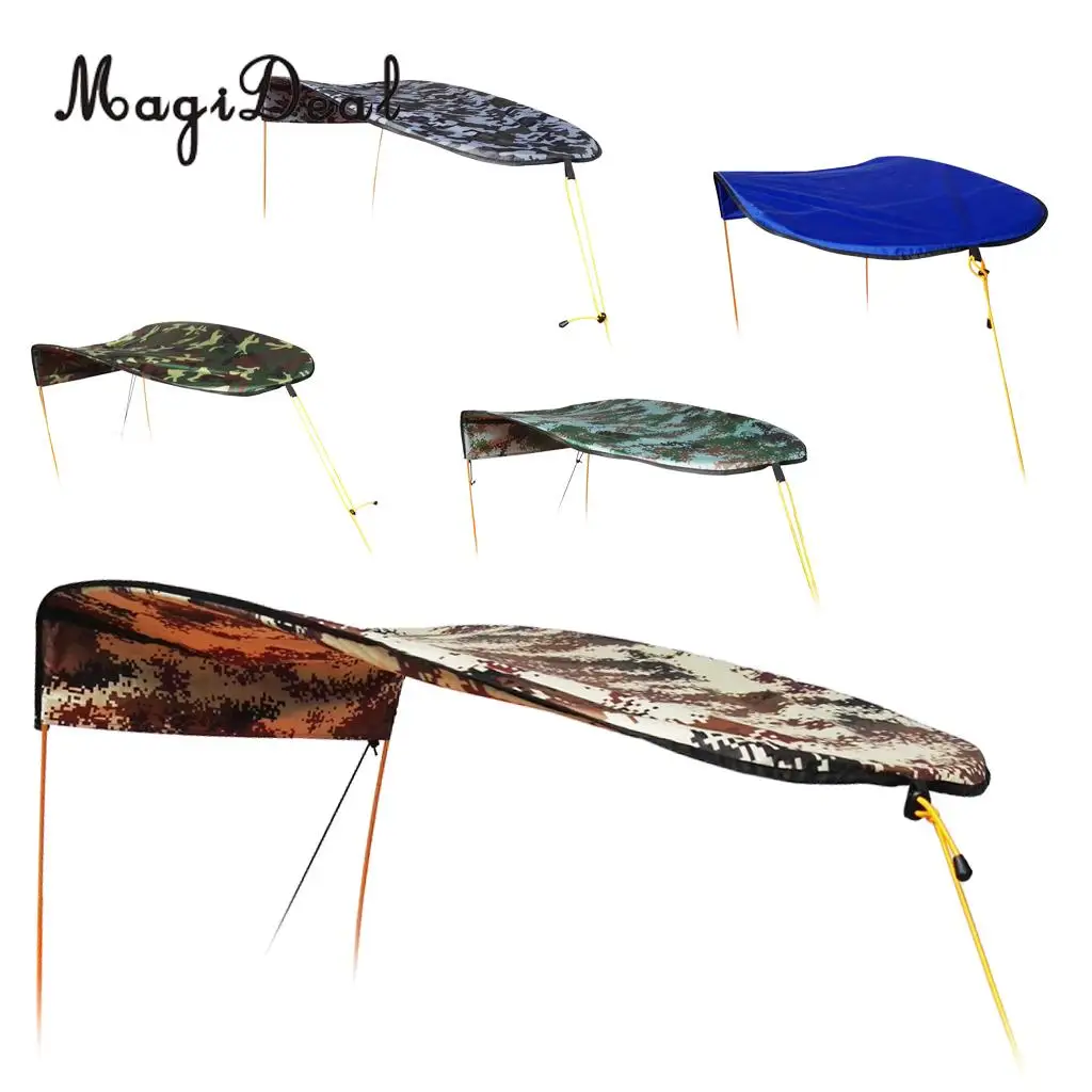 

MagiDeal Inflatable 1- Person Boat Sun Shade Shelter Sailboat Awning Top Rain Cover Shield