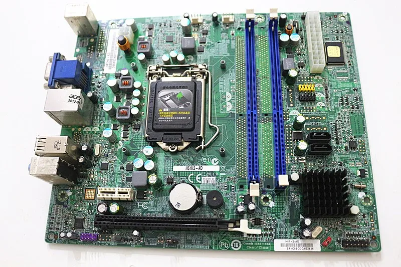 Настольная материнская плата для ACER H61H2-AD LGA 1155 MBGC707001 100% протестированная Быстрая