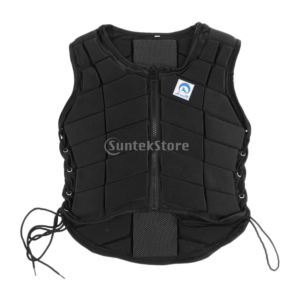 

Safety Horse Riding Equestrian Vest EVA Padded Protective Body Protector Protection Gear Equipment for Children Adult Men Women