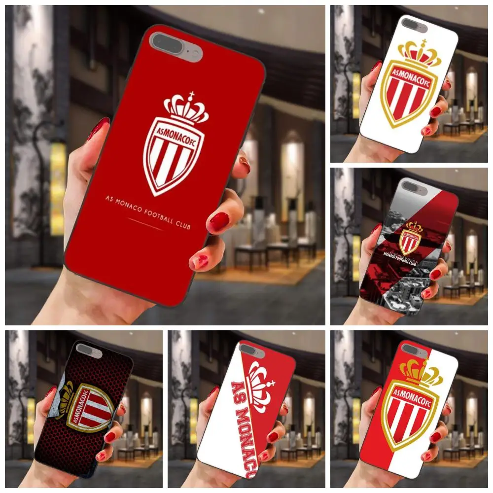 

For As Monaco Fc For Apple iPhone X XS Max XR 4 4S 5 5S SE 6 6S 7 8 Plus TPU New Style Unique