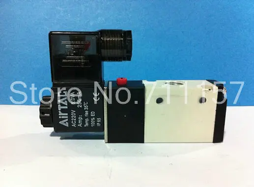 3 порта 2 POS 1/4 &quotBSP Air электромагнитный клапан 3V210 08 светодиодный светодиодной