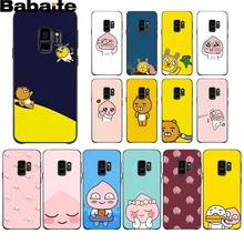 Babaite de dibujos animados coreano divertido cacao amigo Teléfono de lujo cubierta para Samsung S9 S9 más S5 S6 S6edge S6plus S7 S7 Edge S8 S8plus