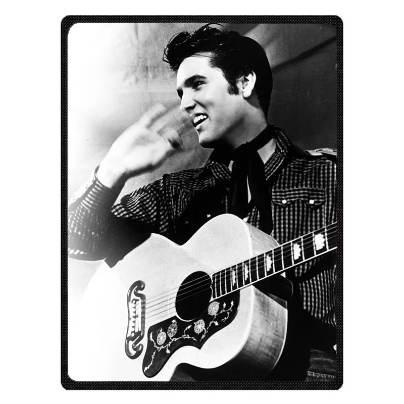 

Elvis Presley Flannel Fleece Summer Travel Blankets Soft Coral Air Condition Baby Blanket Custom Bedsheet