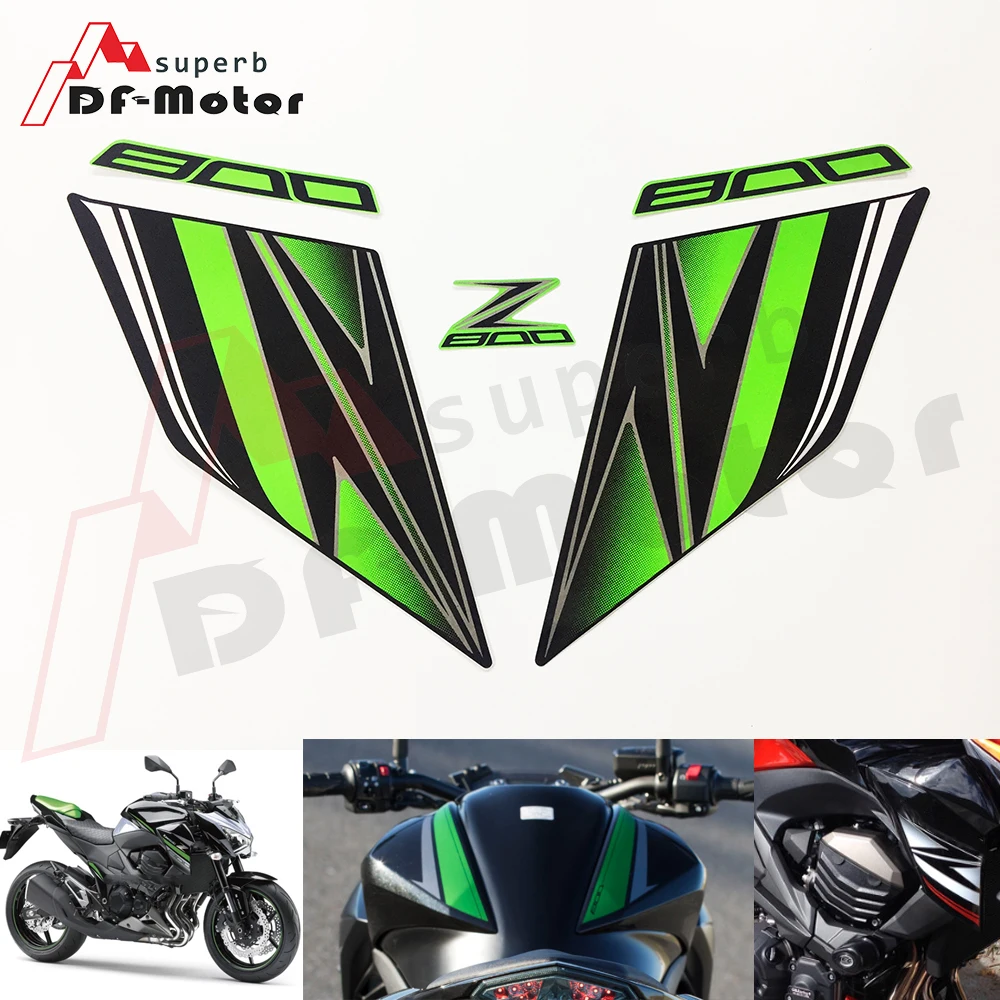 Полный наклейки для Kawasaki Z800 2013 Графика комплект мотоцикла весь автомобиль 3 м Dec наклейки обтекатель - Цвет: KPX0813A