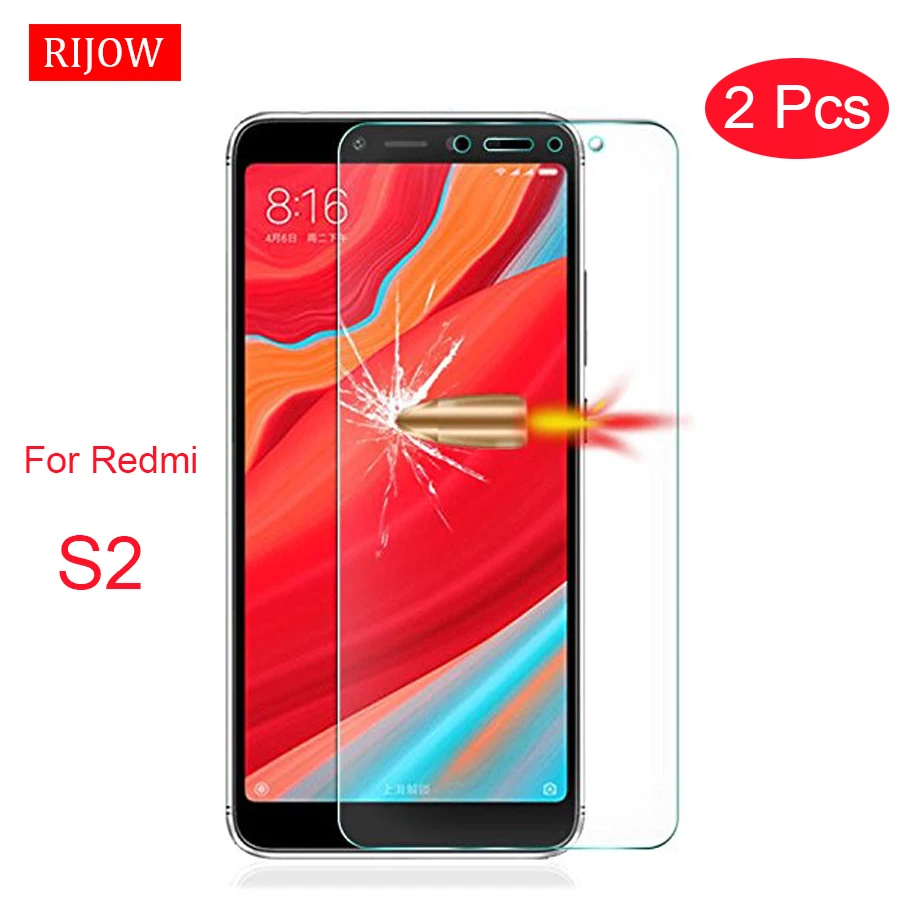 2 шт. Стекло для Xiaomi Redmi S2 закаленное Стекло Redmi 6 6A Pro Экран протектор Xiomi Redmi S2 Y2 защитная пленка, стекло 7 7A 8 8A