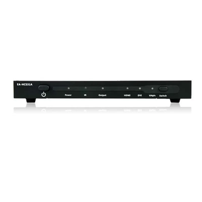 Смешанный HDMI компонент DVI к конвертер коммутатор с пультом дистанционного