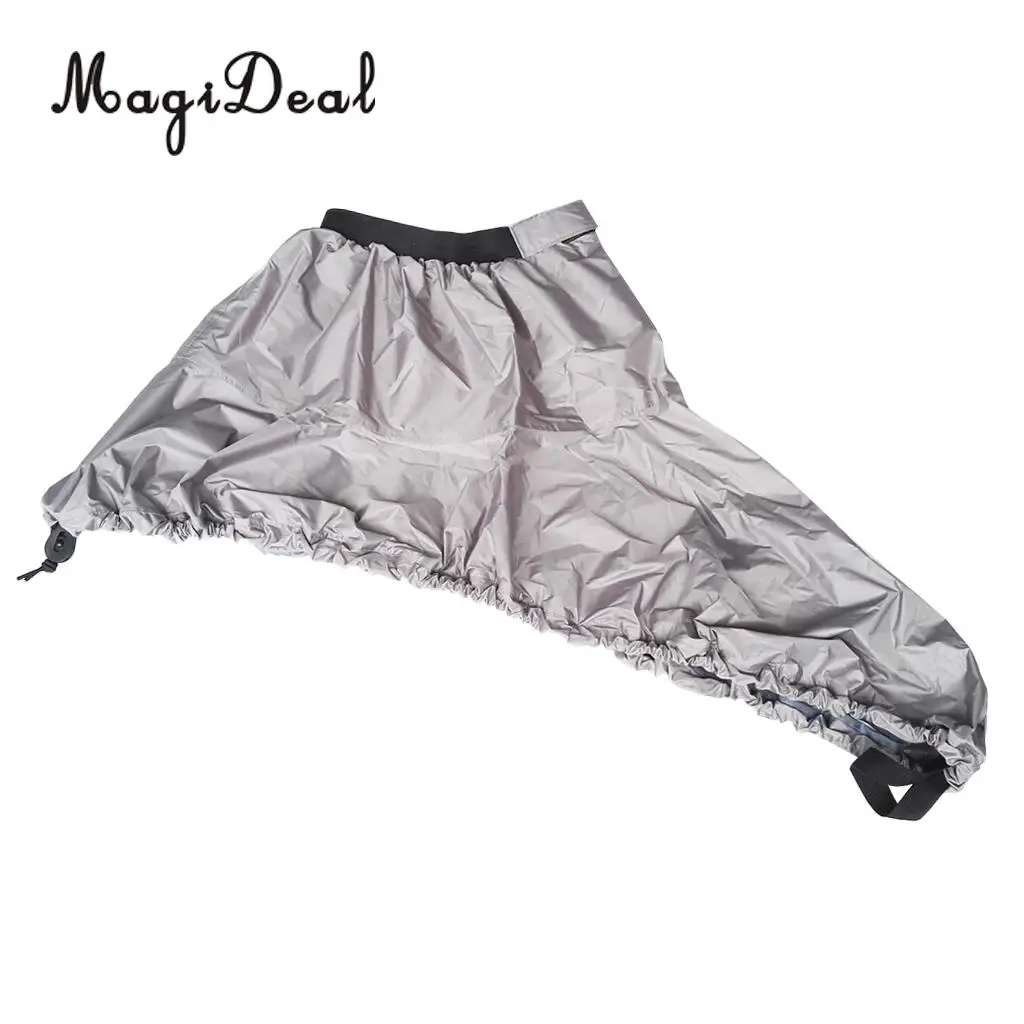 Universal Adjustable Kayak Canoe Boat Cockpit Spray Skirt Deck Cover for Dinghy Rowing Diver Rafting Drifting Water Sports