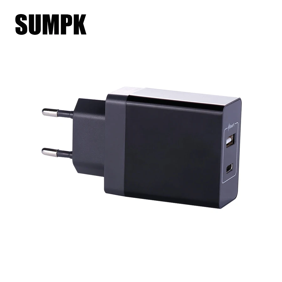 SUMPK USB Type C Wall Charger Fast USB Type C Mobile Phone Charger PD Charger Phone 2