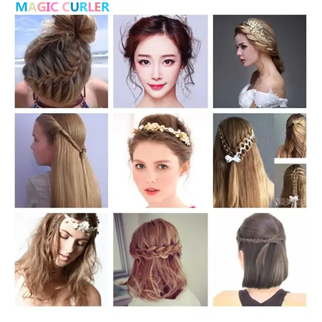 20 Different Type Hair Accessories Kit Braider Donut Hair Clip Kit
