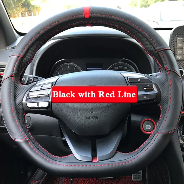 QCBXYYXH Car Styling For Hyundai Kona Encino 2018 2019 Steering Wheel