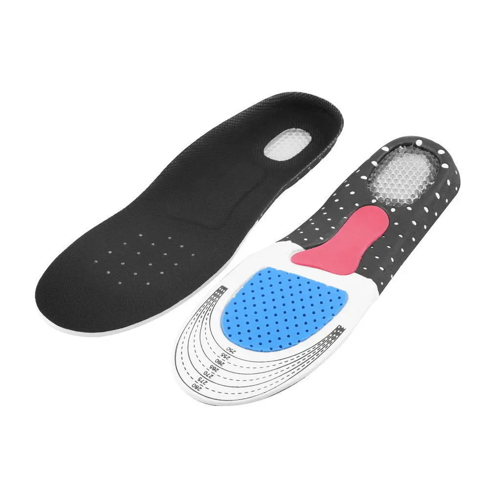 Силиконовая обувь Подушка для ног обувь вставка анатомическая стелька Мужская силиконовая гель