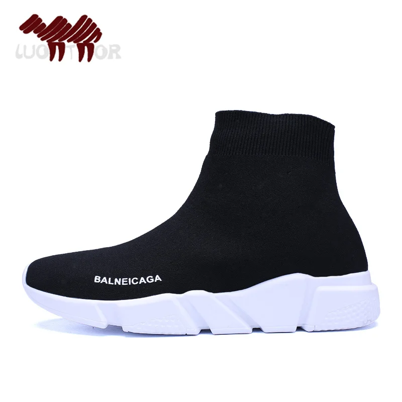 

2018 Belanciaga Socks Sneakers Round Bottom Elastic Fabric Sports Shoes Running Shoes Zapatos Mujer Deportivos Boys Girls Shoes
