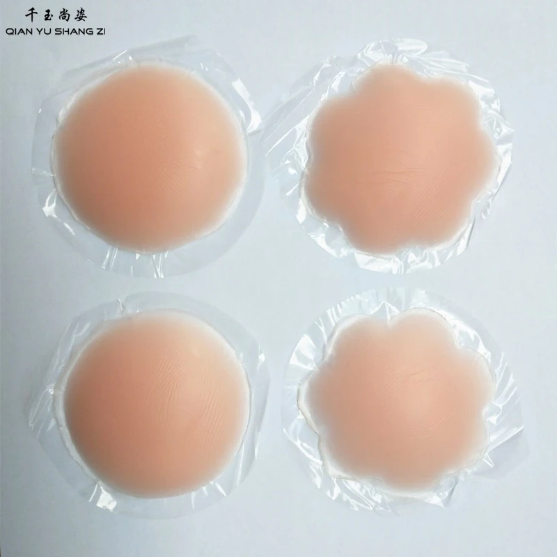 10pairs/lot Women Anti bumps Adhesive Silicone Breast Petals Invisible