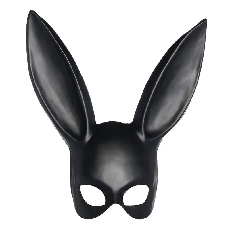 

Hot Masquerade Rabbit Mask Sexy Bunny Long Ears Carnival Halloween Party Costume Props LFD