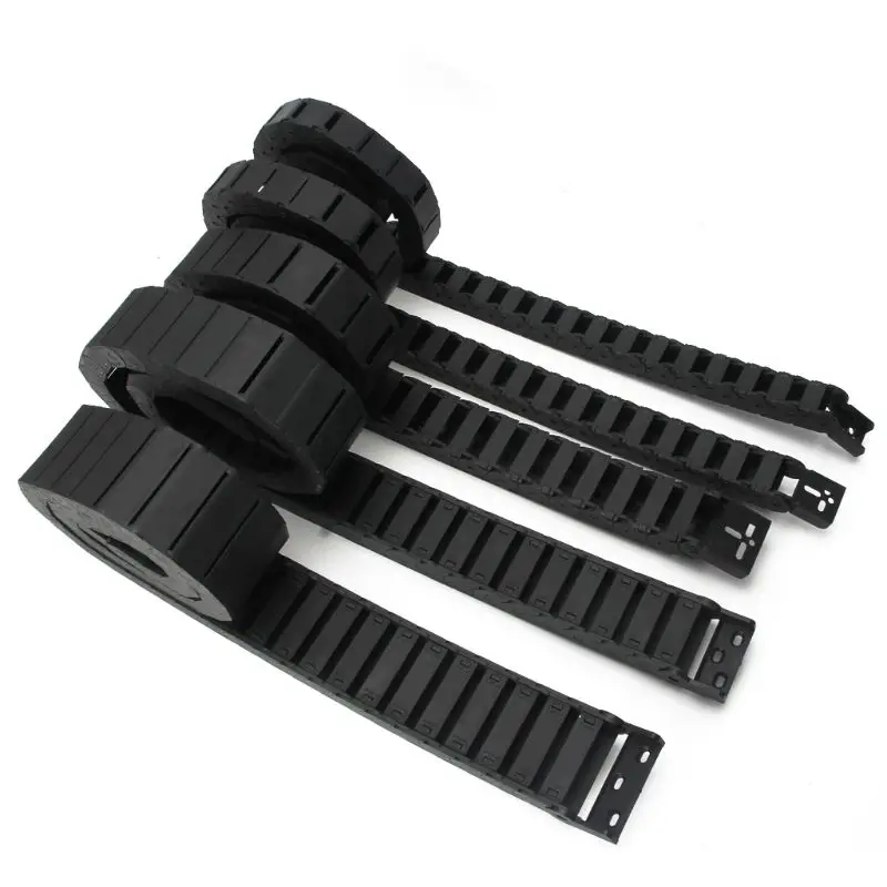 

Cable Chain Semi Enclosed Semi-Enclosed Interior Opening 15x15 15x20 30 40 50mm Wire Transmission Carrier Plastic Drag Towline