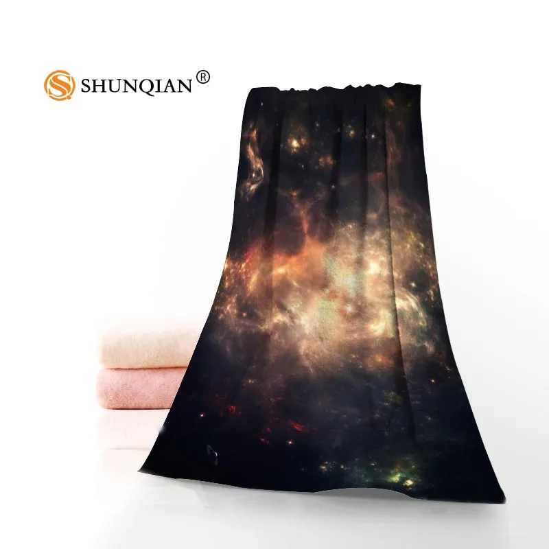 Новое заказное космическое Вселенная галактики полотенце напечатанное хлопковое лицо/банные полотенца из микрофибры Ткань для детей, мужчин и женщин полотенце для душа s A8.8 - Цвет: 28