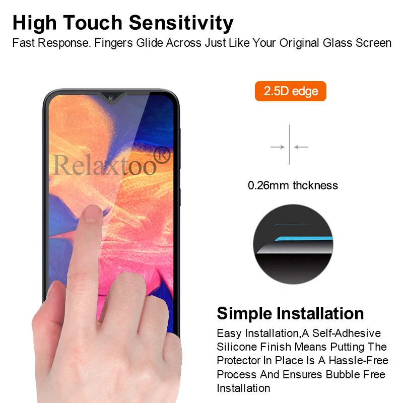 3D полное покрытие из закаленного стекла для samsung galaxy a20 A20e протектор экрана на sumsung a 20 E 20A A202F A205F защитная пленка
