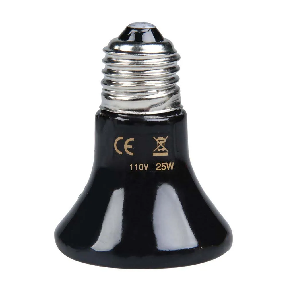 Mini Black Ceramic Heat Infrared Lamp Bulb (110V/25W)in Advertising