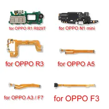 H новая для OPPO R1 R829T/N1 мини/R3/A5/A3/F7/F3 зарядки порты и разъёмы Замена запчастей