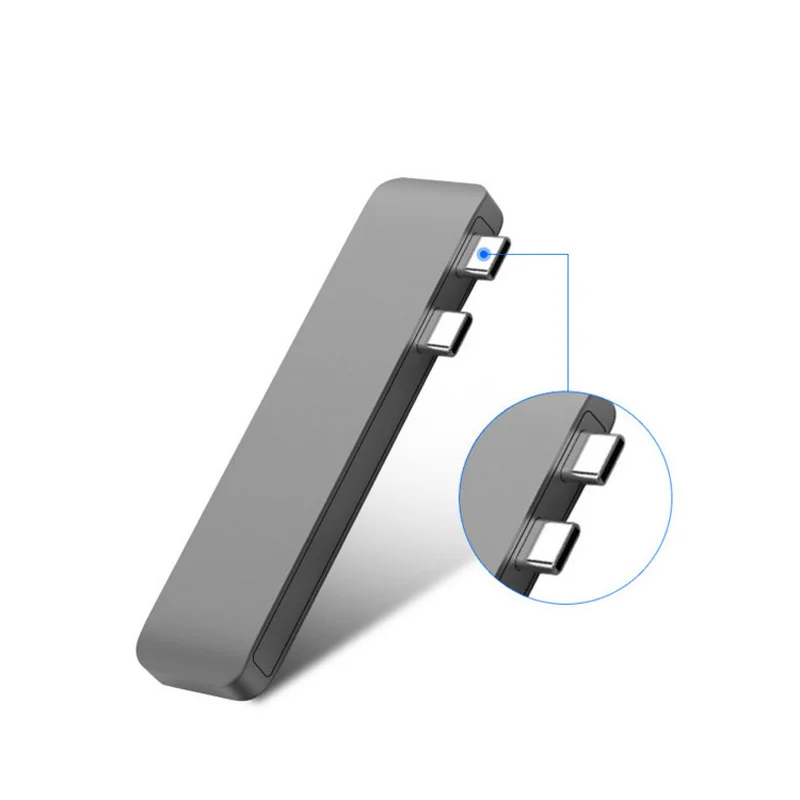 New For Macbook New Pro 13 15 Touch Bar typc-C 3.0 Combo to USB-C Charging + 2 Ports USB 3.0 +SD / TF Slot Card Reader Adapter New For Macbook New Pro 13 15 Touch Bar typc-C 3.0 Combo to USB-C Charging + 2 Ports USB 3.0 +SD / TF Slot Card Reader Adapter