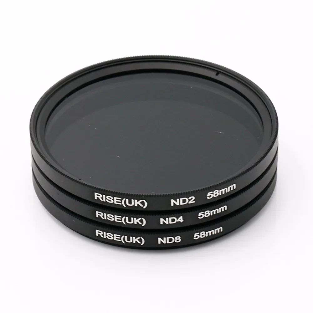 ND4 58mm ND2 deje de Filtros de Densidad Neutra vendedor de Reino Unido 1 parada ND8 3 2 parada ND4 58mm ND2 deje de Filtros de Densidad Neutra vendedor de Reino Unido 1 parada ND8 3 2 parada