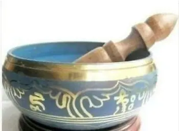 

beautiful Tibetan Buddhism Cuprum Mantra Singing Bowl 8cm