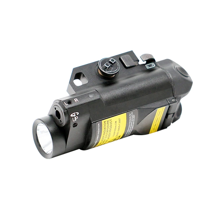 

Pistol LED Light with Laser Sights For Gun Low-Profile 100lm Flashlight Laser Scope Combating Glock Railed LS-CL7 Aiming Laser