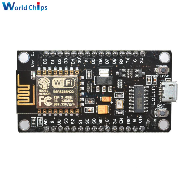 10 шт./лот беспроводной модуль CH340 CH340G NodeMcu V3 wifi макетная плата модуль на основе ESP8266 ESP-12E Micro USB Repalce CP2102