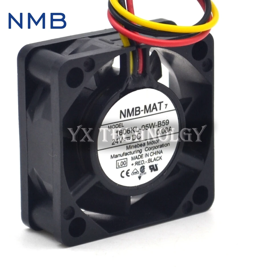 

NMB The new 1606KL-05W-B59 4015 4CM 24V 0.08A three line drive fan for NMB-MAT 40*40*15mm
