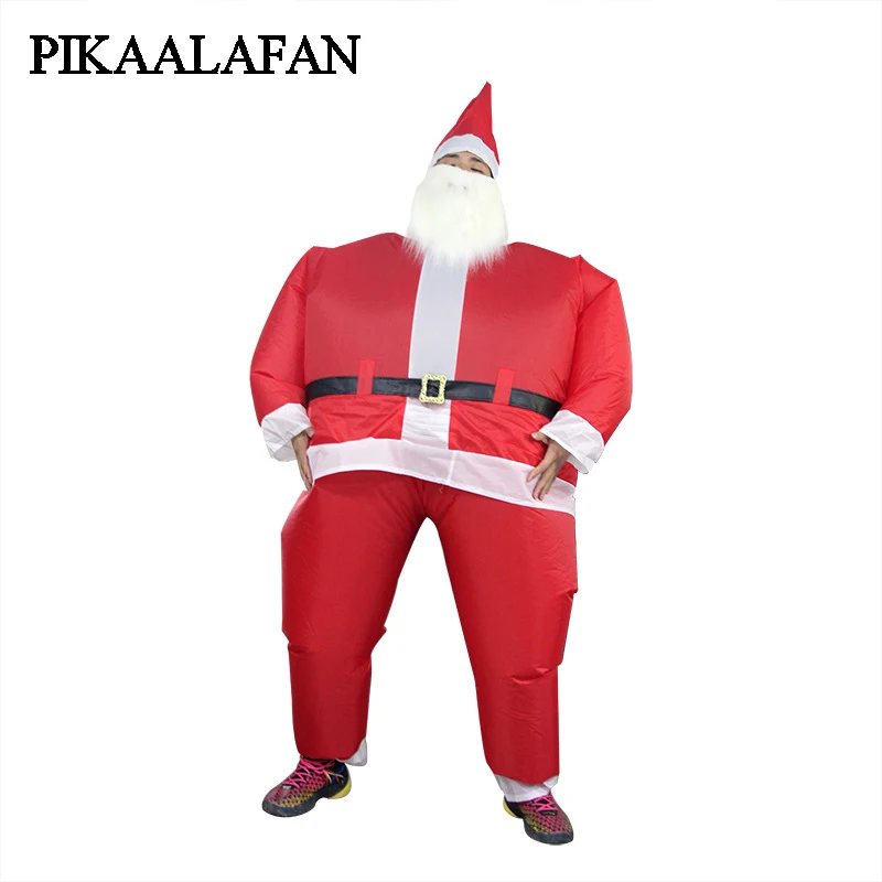 

PIKAALAFAN Giant Inflatable Toys Inflatable Costumes Christmas Costumes Santa Claus Costumes Stage Funny Costumes