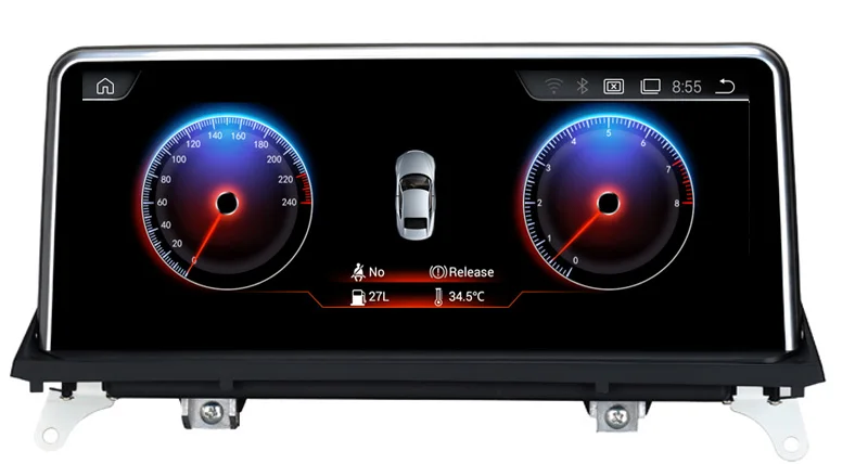 Top For BMW X5 E70 (2007-2013)/BMW X6 E71(2007-2014) Car Multimedia Player ID6 style 10.25"Touch Android 7.1 2+32G Car Raido GPS 3